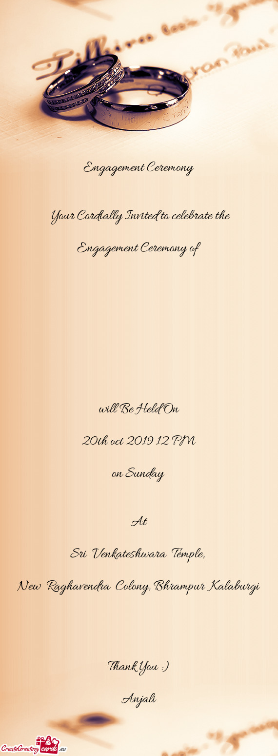 Your Cordially Invited to celebrate the