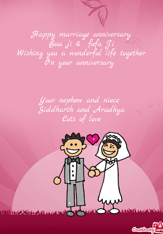 Your nephew and niece