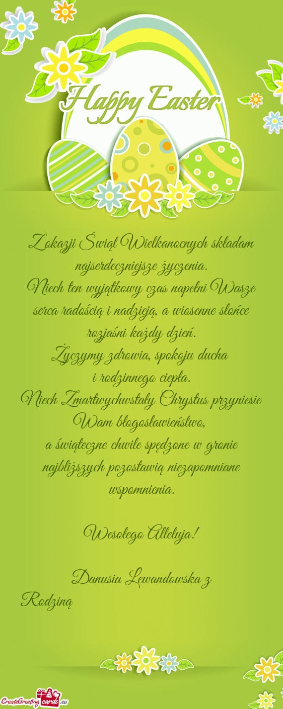 Życzymy zdrowia, spokoju ducha