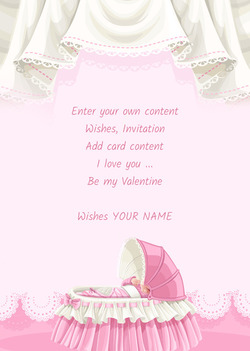 Card for Birth of a Girl