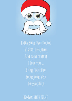 card with Santa