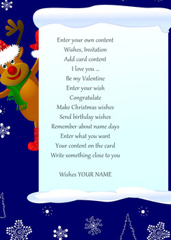 Card Christmas Letter