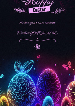 Colorful Easter cards