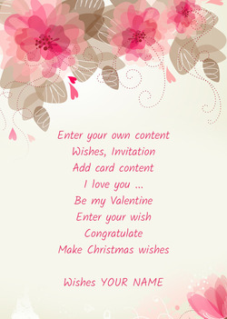 Decorative Christmas Card