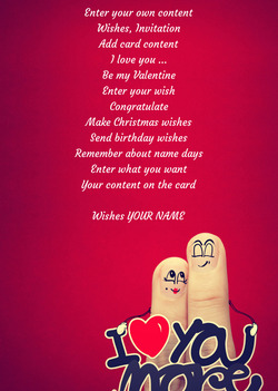 Card I love you more
