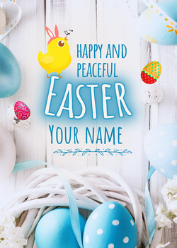 Pastel Easter Egg Card