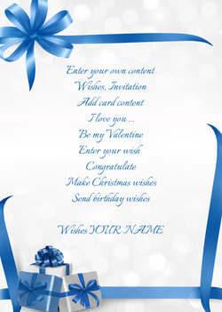 White and Blue Card